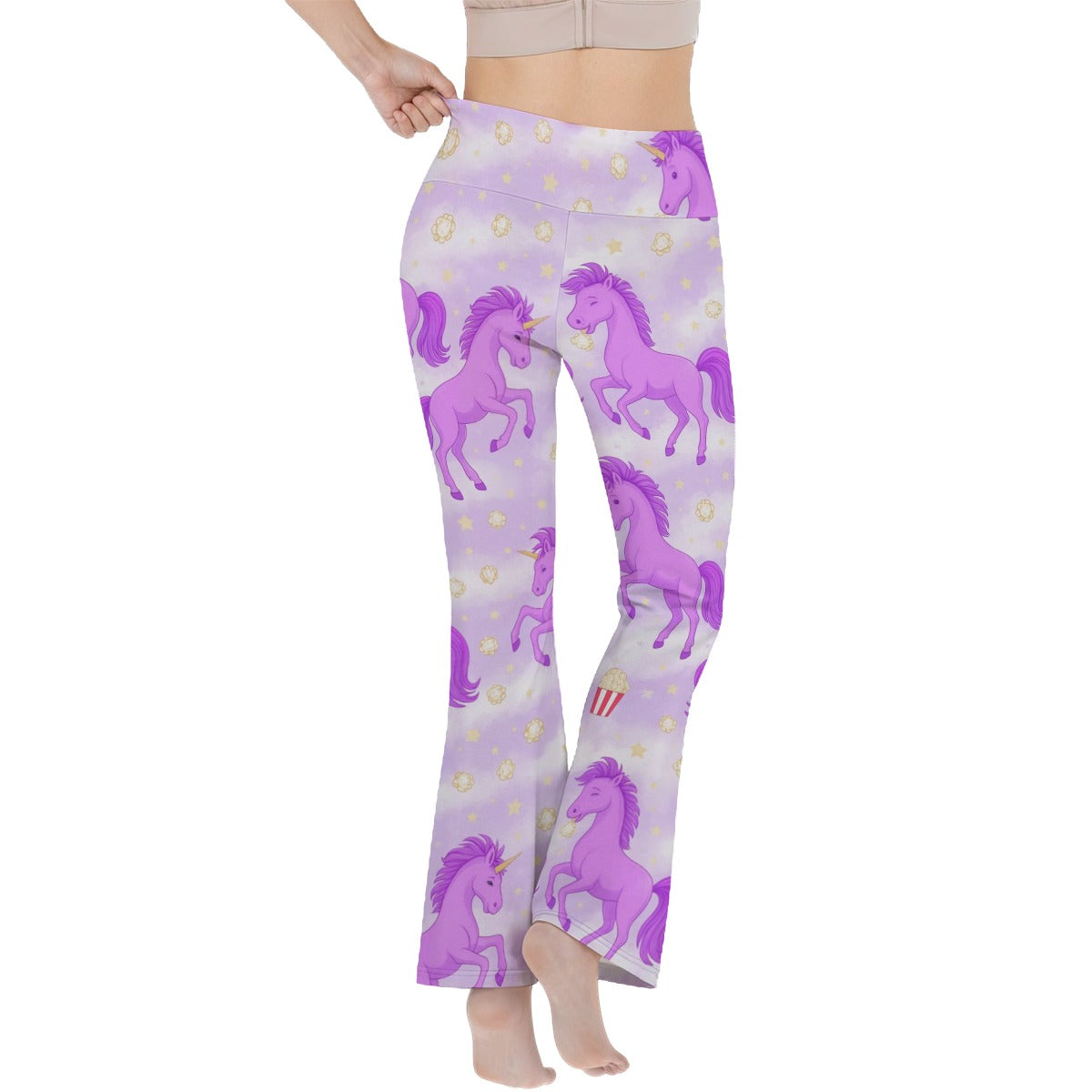 High-Waisted Flared Yoga Pants