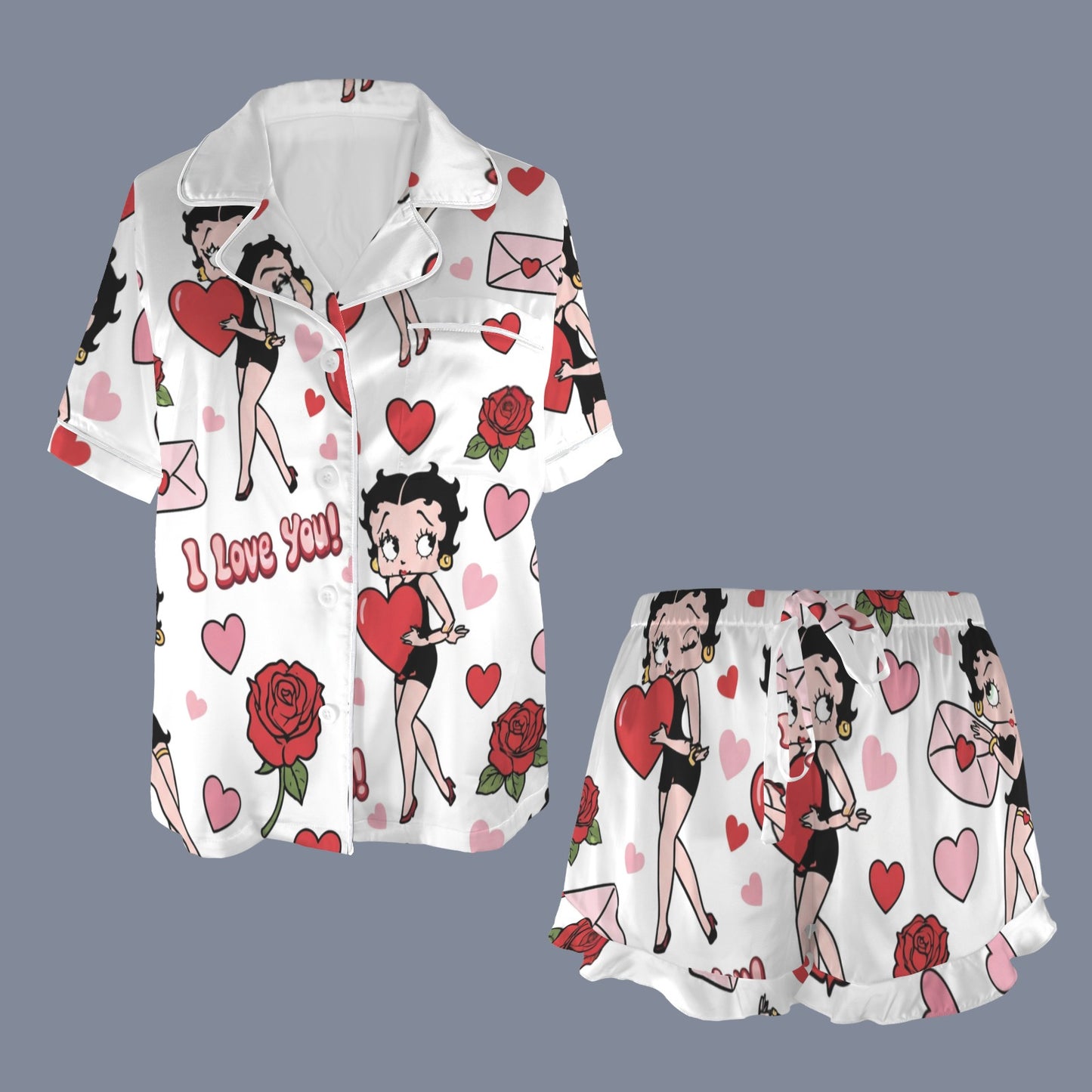 Valentine's Satin PJs