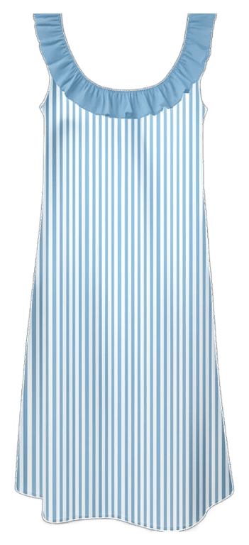 Elastic neck dress