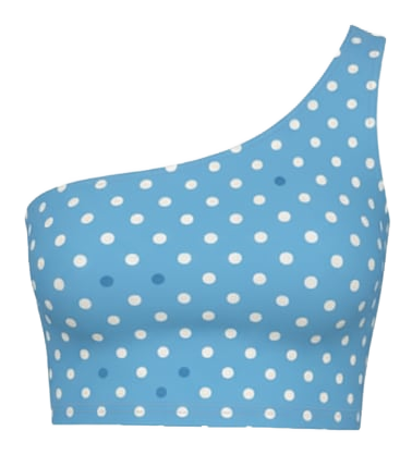 One-Shoulder Crop Top