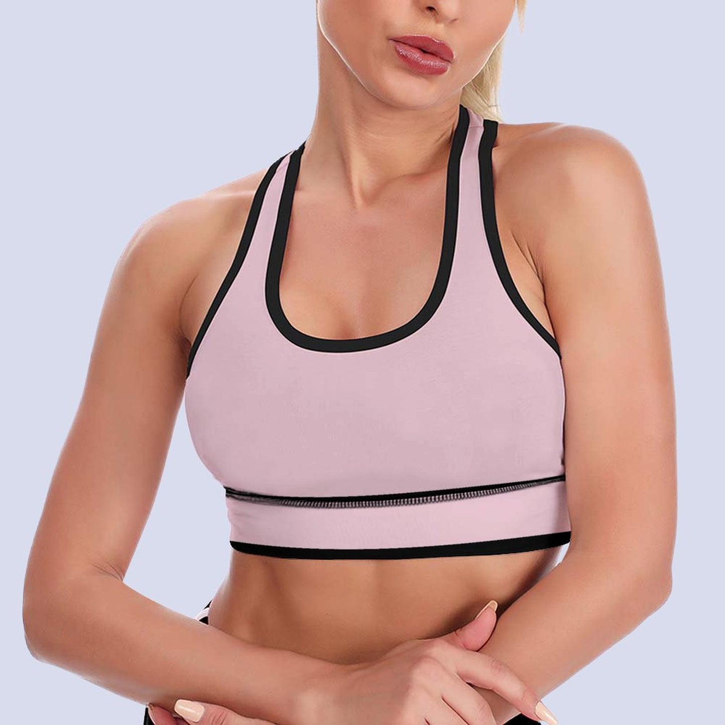 Custom Printed Patterned Yoga Sports Bra(All-Over Printing)