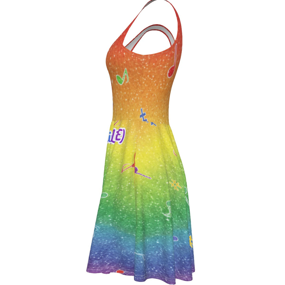 All-Over Print Women's Tank Vest Dress