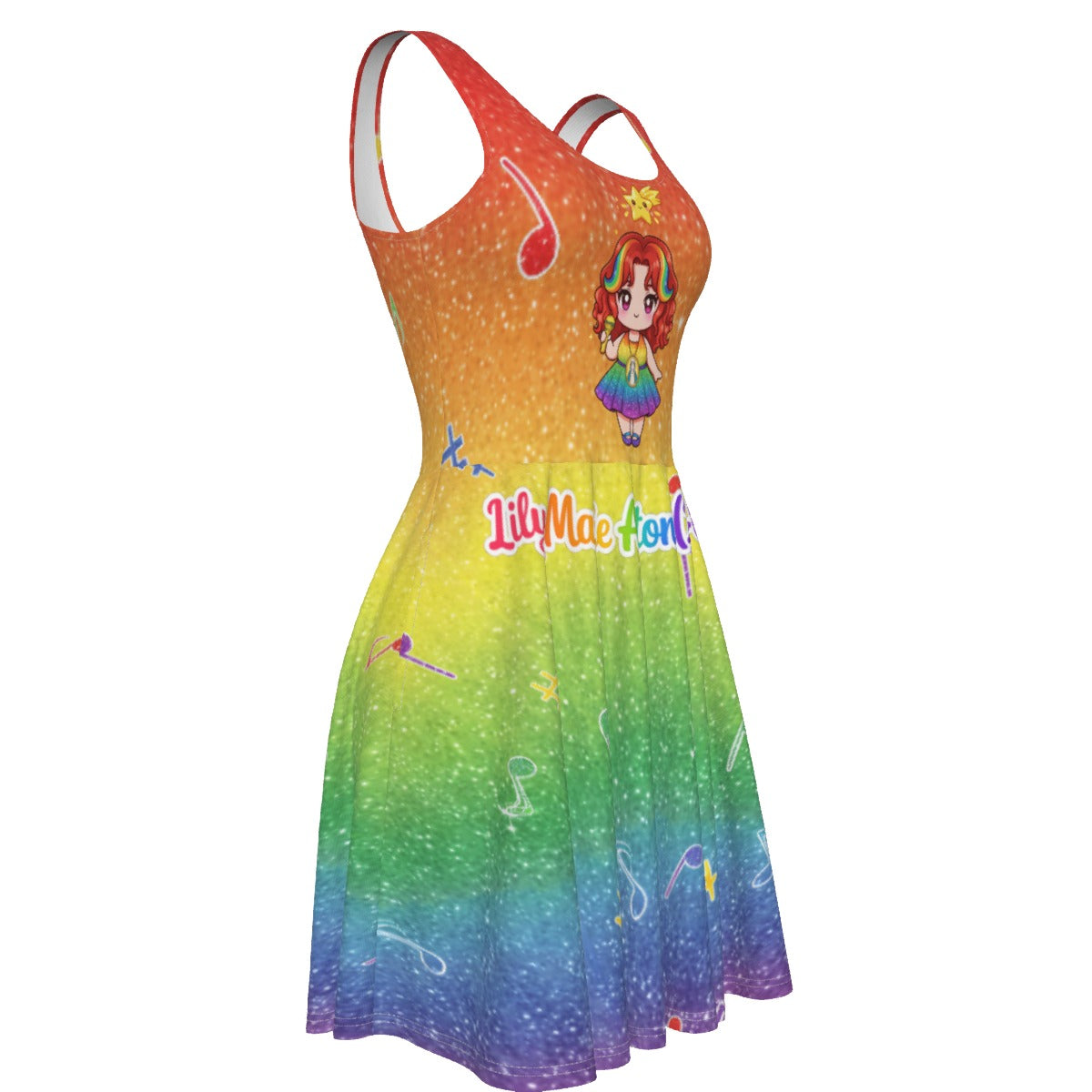 All-Over Print Women's Tank Vest Dress