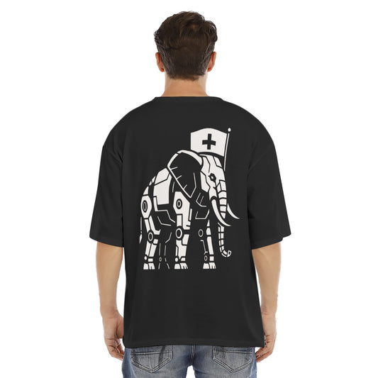 All-Over Print Men's Drop Shoulder T-shirt With Short Sleeve