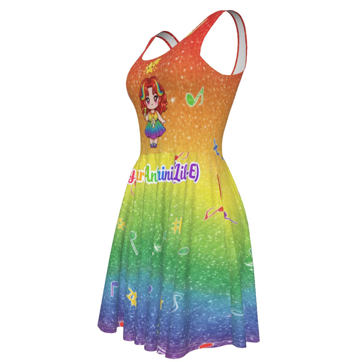 All-Over Print Women's Tank Vest Dress