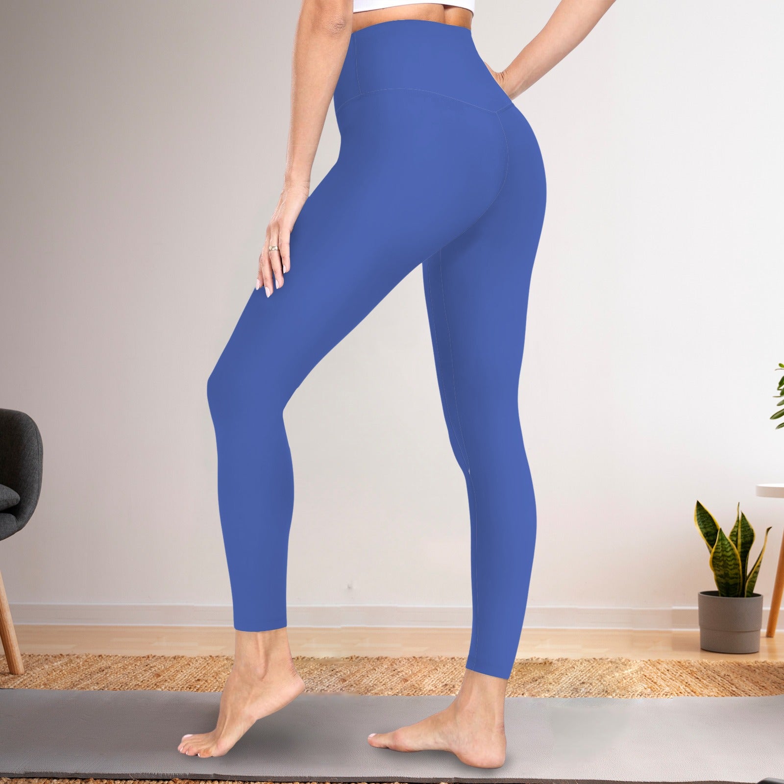 blue leggings