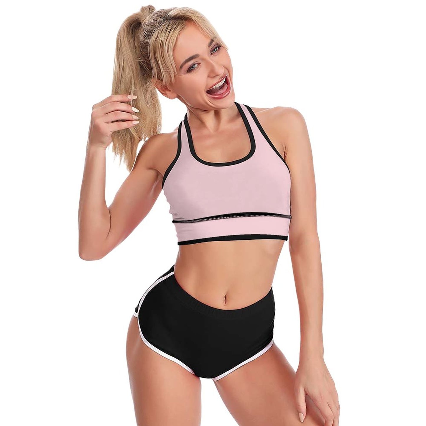 Custom Printed Patterned Yoga Sports Bra(All-Over Printing)