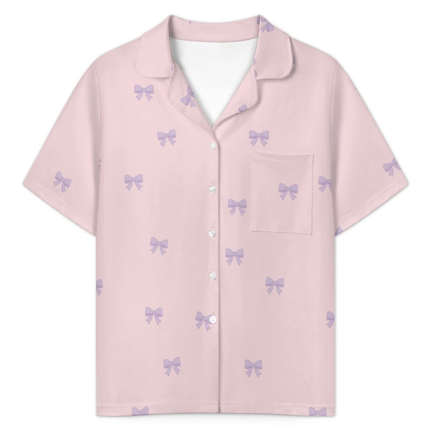 ultra-soft short sleeve collared PJ set