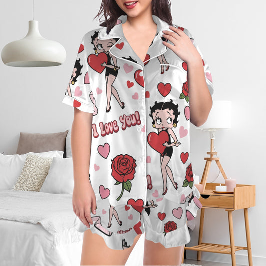Valentine's Satin PJs