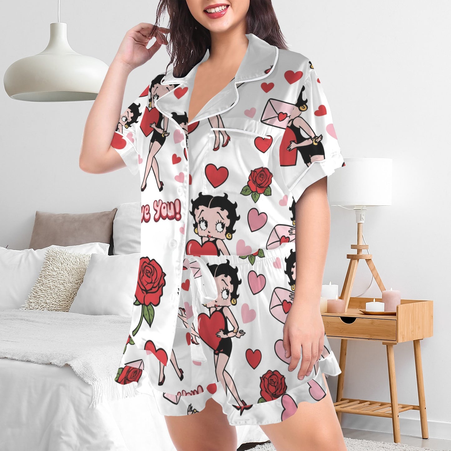 Valentine's Satin PJs