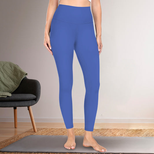 blue leggings