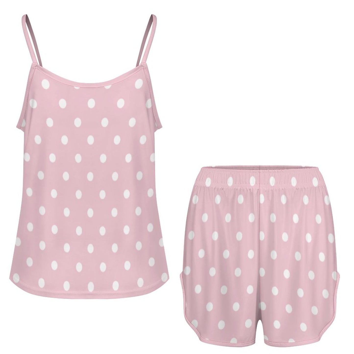 160gsm Ice Silk Camisole Pajama Set(All-Over Printing)