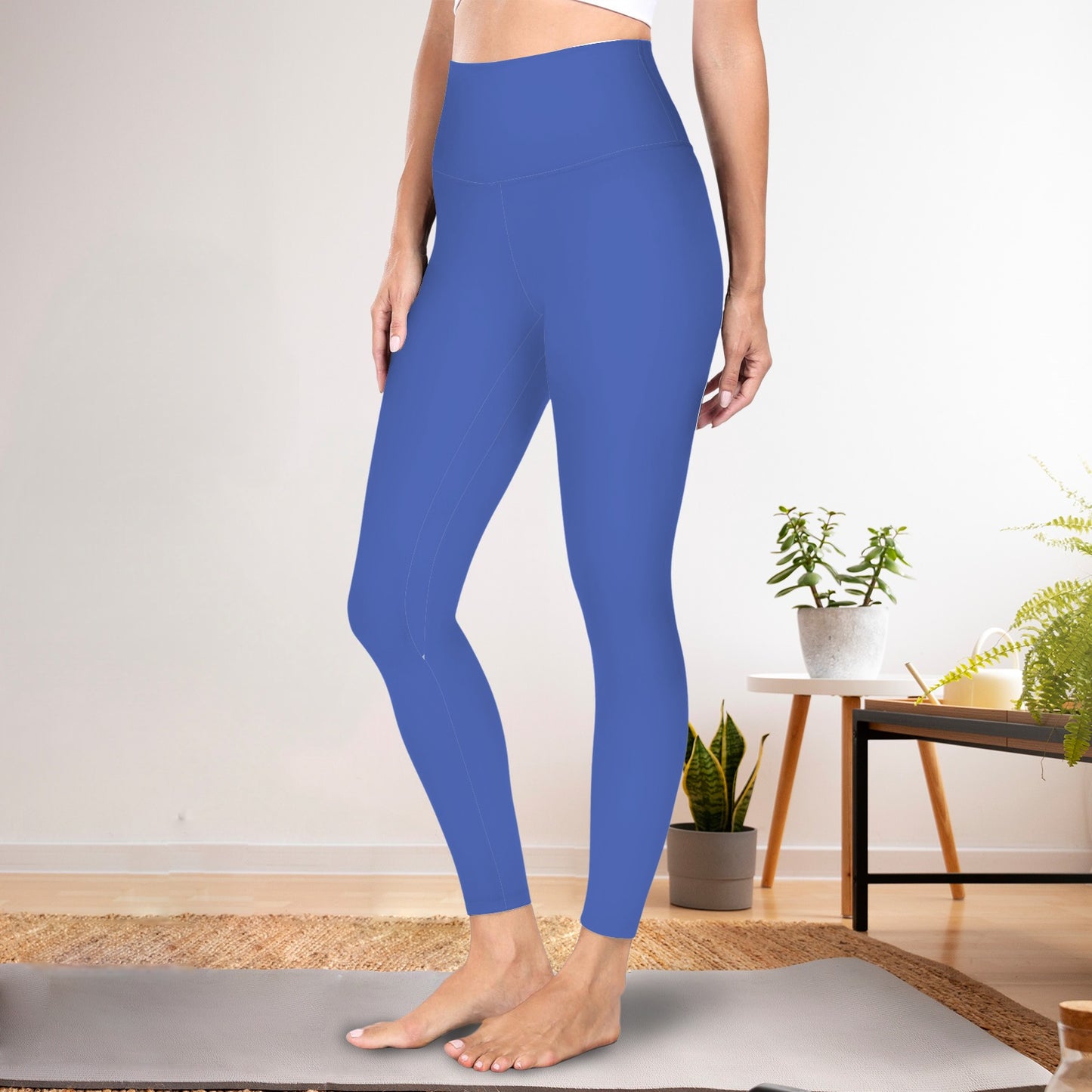 blue leggings