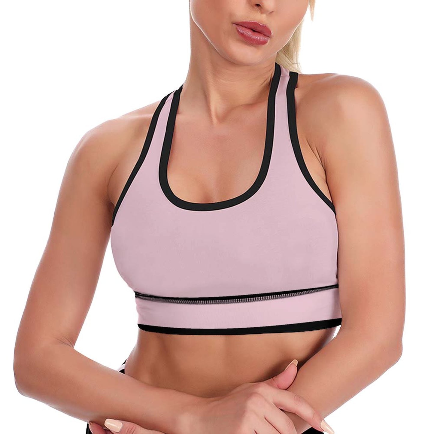 Custom Printed Patterned Yoga Sports Bra(All-Over Printing)