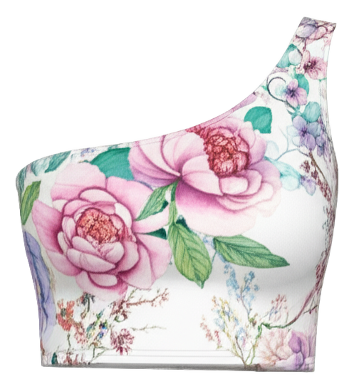 One-Shoulder Crop Top