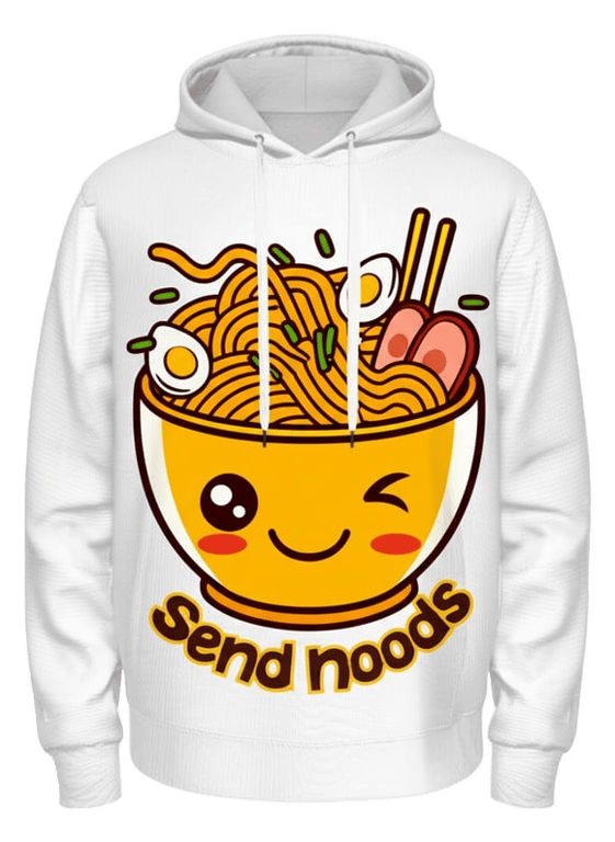 Hoodie with buttons