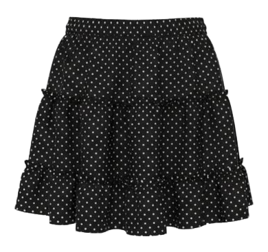 Mini skirt with ruffles