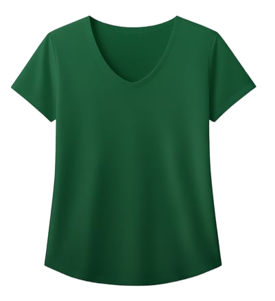 Relaxed V-neck T-shirt