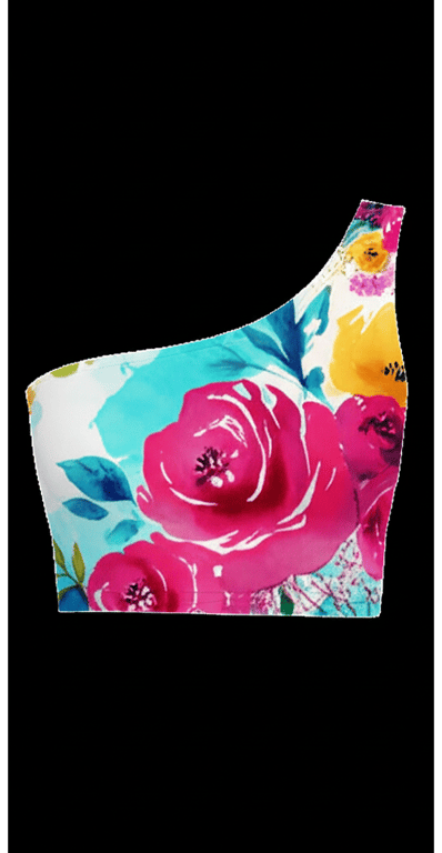 One-Shoulder Crop Top