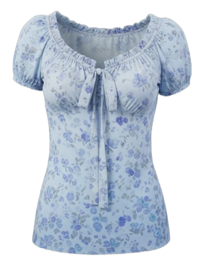 Puff sleeve top