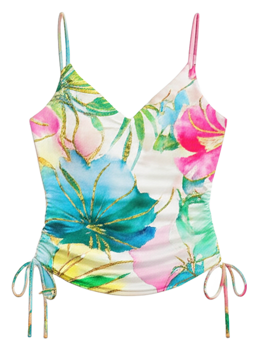 Cami with Ruched Sides