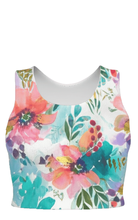 Cropped Athletic Tank Top