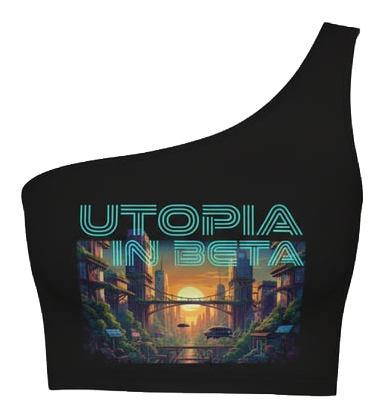 One-Shoulder Crop Top
