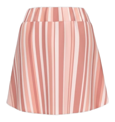 Athletic skirt with shorts (mid-thigh length)