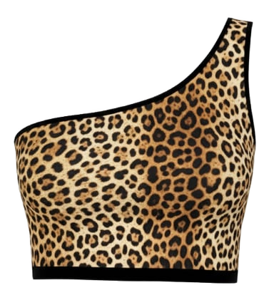 One-Shoulder Crop Top