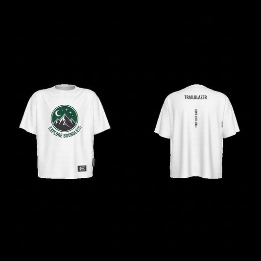 Drop shoulder T-shirt (waffle knit)