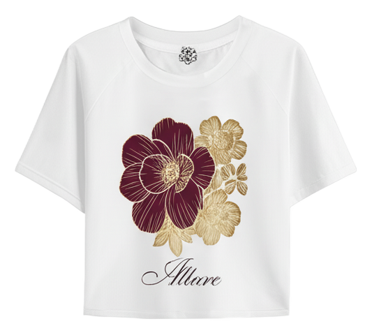 Cropped Crew Neck T-shirt